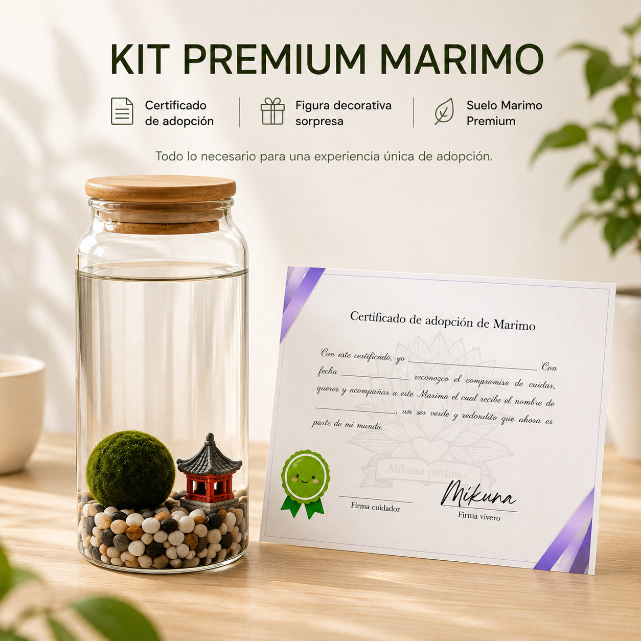 Marimo PetPlant - Kit premium